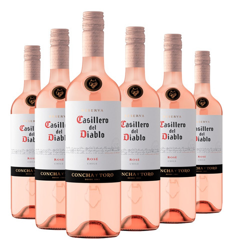 Vino Casillero Del Diablo Reserva Malbec Rosé 6x750 Ml