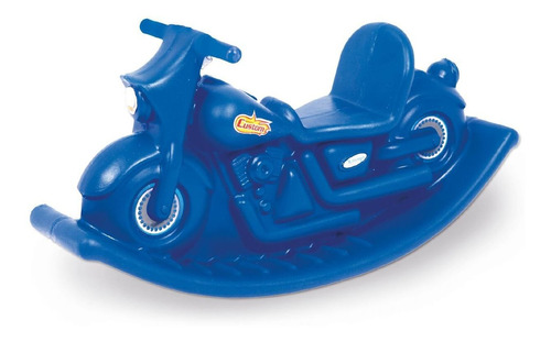 Moto Mecedora Infantil Reforzada Azul