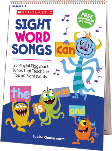 Libro: Word Songs Flip Chart & Cd: 25 Playful Tunes That The
