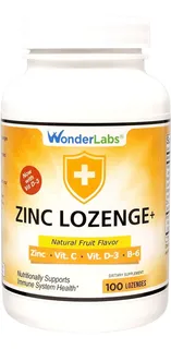 Pastillas De Zinc Con Vitamina C  Con Sabor A Fruta, Pastil