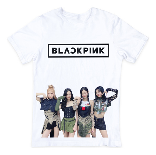 Camiseta Niña Dama Piel De Durazno Blackpink Personalizada K