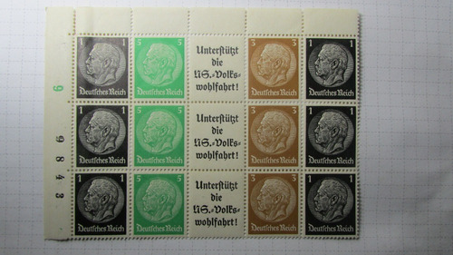 Alemania Combinaciones Hindenburg Mint Nh A11