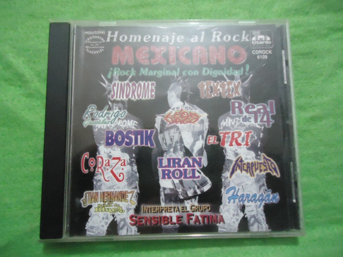 Homenaje Al Rock Mexicano Varios Artistas Cd