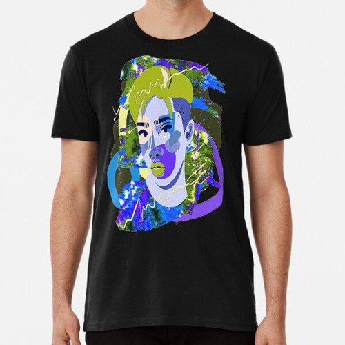 Remera  Wacky Weird Graphic Psychedelic Abstract Face, Nr 6,