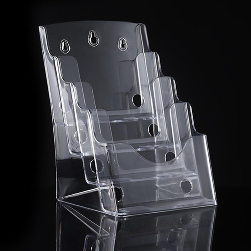 Soporte Para Folletos De Acrílico, Soporte A4 3 Niveles