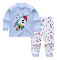 Comprar Pijamas Bebé 2 Piezas Manga Larga Niño - 100% Algodón