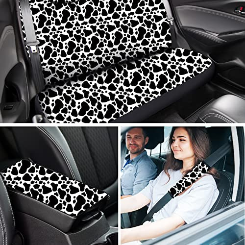 Juego De 26 Accesorios Automóvil Estampado De Vaca, Cu...
