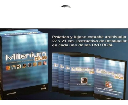Gran Biblioteca Multimedia Millenium Plus - 8 Dvd Rom 