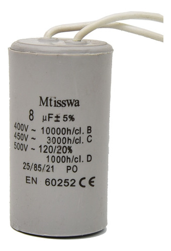 Capacitor Arranque Bomba  Cpm 150 Original Lusqtoff 8 Uf