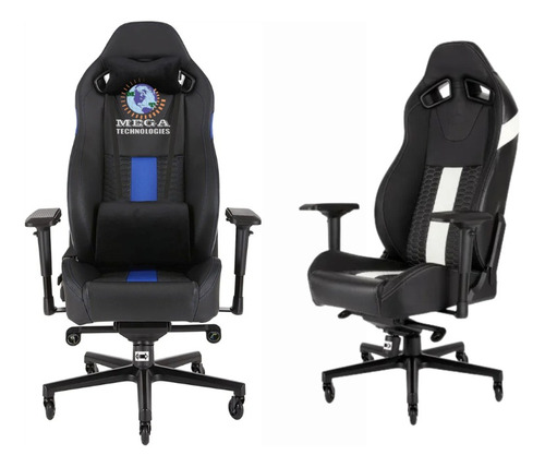 Silla Gamer Gaming Chair Corsair T2 Road Warrior Nuevas Azul
