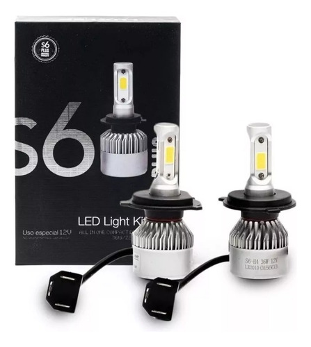 Kit Lámparas Cree Led H4 S6 44000 Lúmenes Hd Premium