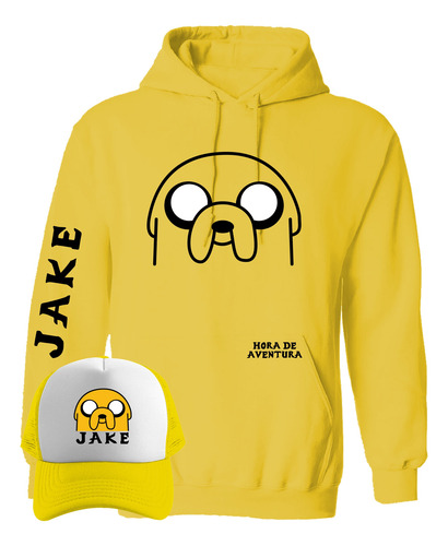 Paquete: Sudadera + Gorra Hora De Aventura Jake