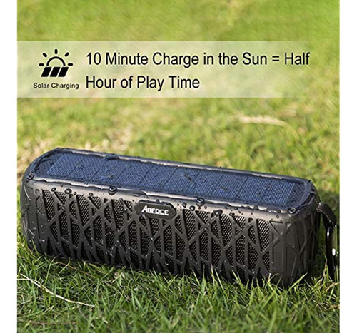 Bocina Inalambrica Solar Abfoce Bateria Externa 5000mah Ipx6