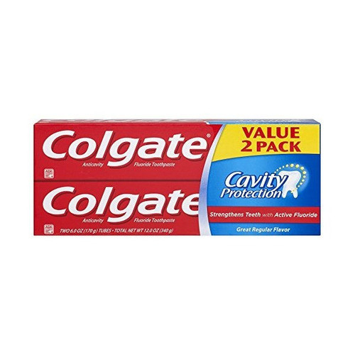 Colgate Cavidad Protección De Pasta De Dientes, De 6 Onzas, 