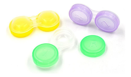 10 Estuches Para Lentes De Contacto Pack De Varios Colores