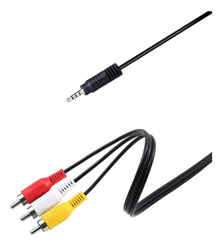 Cable Audio Sonido Auxiliar Plug Plus A Rca 3 Puntas