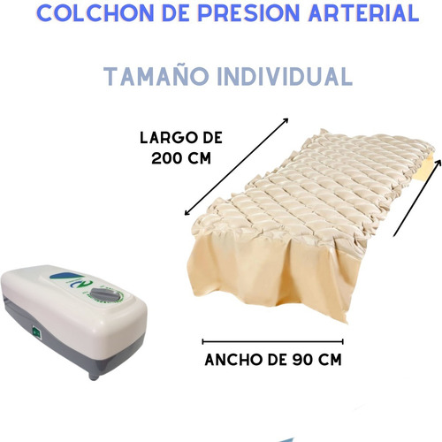 Colchon Antillagas De Presion Alterna Antiescaras Sc 485 Color Cafe