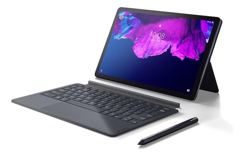 Tablet  Lenovo Tab P11 with Keyboard Pack and Precision Pen 2 TB-J606F 11" 128GB slate grey y 6GB de memoria RAM