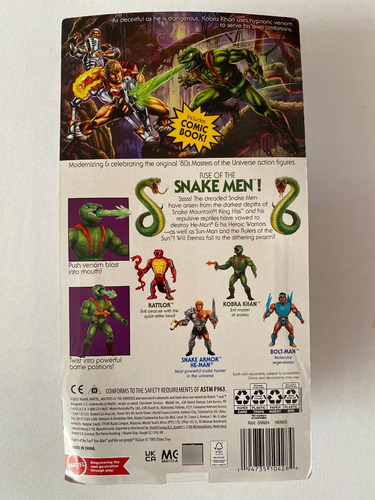 Kobra Khan Snake Men Motu Origins Retro Play Mattel Wave 11 (Usado)