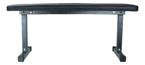 Banco Reto Muvin – Banco para Exercícios Musculares, Compacto, Leve e Resistente, Suporta até 120kg, Ideal para Treino em Casa e Academia, Fácil de Limpar e Montar, 100x44x30cm, Preto