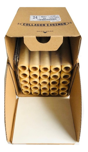 Tripa Colageno 24mm Seca 25 Sticks 167kg 2250 Salchichas