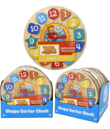 Daniel Tiger Vecindad Forma Sortero Reloj De Madera - Madre