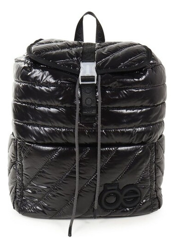 Mochila Cloe Tipo Backpack Porta Laptop Asail 15 PLG Color Negro Diseño De La Tela Tela Acolchada