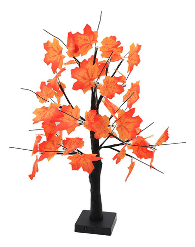 De Hojas De Arce De Otoño Iluminado, 24 Centros De Mesa