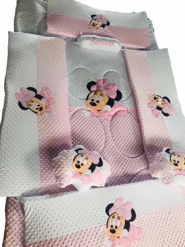 Lencería Cuna Bebé Minnie Mouse