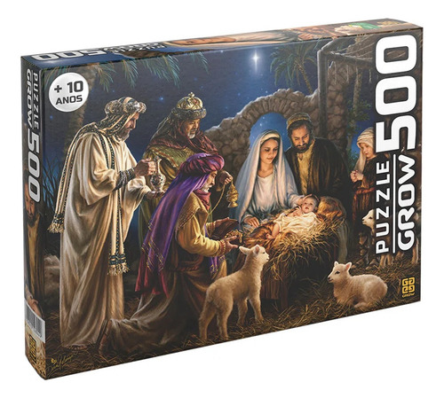 Quebra Cabeça Noite De Luz - 500 Peças - Grow
