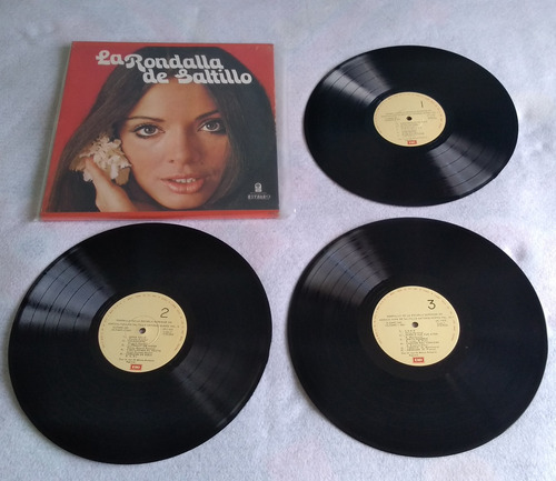 La Rondalla De Saltillo Lp Vinil 3 Discos Impecable 1972