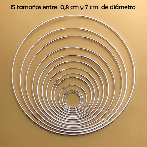 Aros Plata Argollas Cubanos 7 Cm (nro 14)