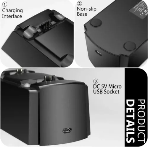 Base Carregador Duplo Dock Charge Controle Ps4 Promoção Top