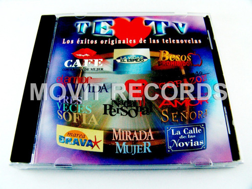 Te Amo Tv Exitos De Las Telenovelas Cd Como Nuevo Ed 2000