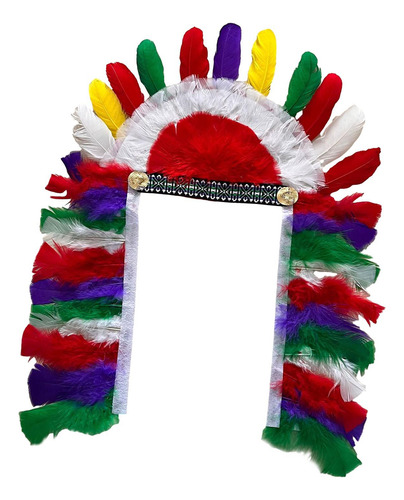 2 Diadema Con Tocado De Plumas Para Adultos Y Niños, Estilo