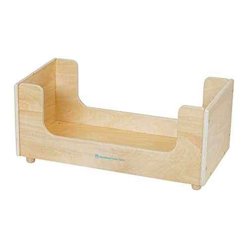 Manhattan Toy Cama De Trineo De Madera Con Almohada Y Manta