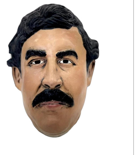 Máscara De Pablo Escobar De Látex Hiperrealista Importada