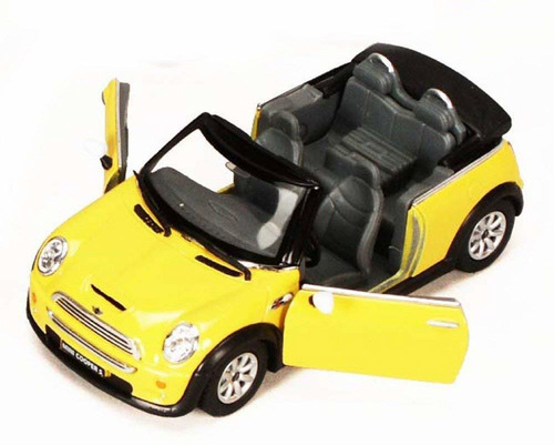 Kinsmart Mini Cooper S Cabrio, Juego De 4 5089d - 1/28 Escal