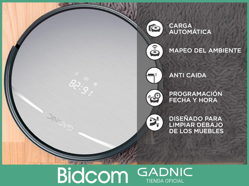 Aspiradora Robot Gadnic + Trapeador Mopa App Gadnic Pro