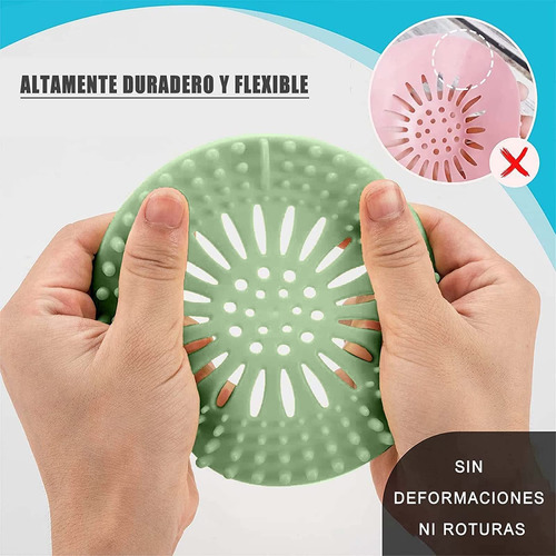 Tapón De Pelo De Silicona Duradero, Colector De Pelo,