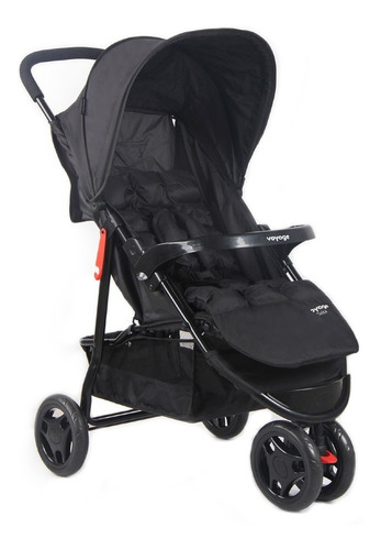 Carrinho De Passeio Para Bebê Delta (até 15kg) Preto Voyage