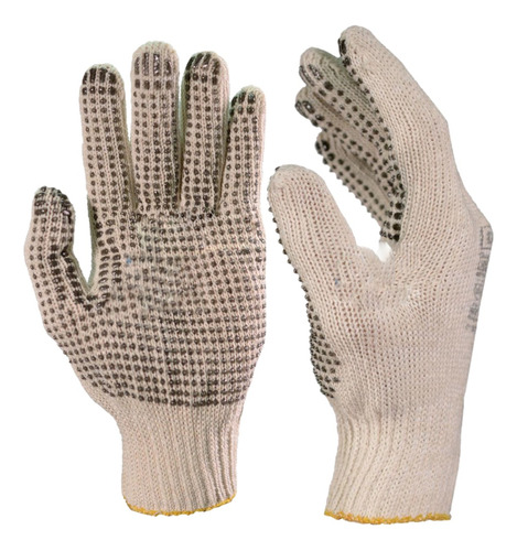 Guantes De Trabajo  Moteados Pesados X 120 Pares Bolson 