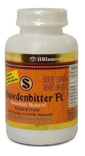Digestivo - Schwedenbitter Amargo Sueco Ft X 30 Comprimidos