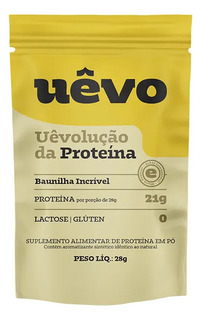 Albumina Uêvo (sachê) Os Sabores Sabor Baunilha