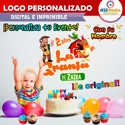 Logo Digital La Granja De Zenón Bartolito Personalizado