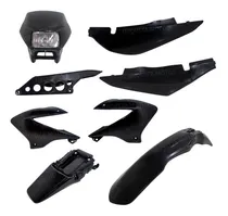 Comprar Kit Plasticos Negro Motomel Skua 150 Honda Nxr 125 8 Piezas