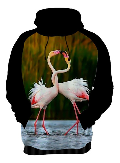 blusa de frio de flamingo