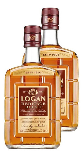 Whisky Logan Heritage Blend 700ml 2 Unidades