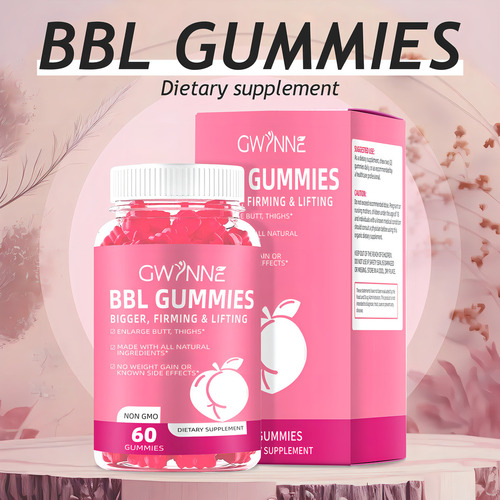 Gwynne Bbl Gummies Mejora Tu Busto Y Glúteos 60 Cápsulas Sabor Fudge mujer