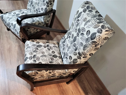 Juego De 2 Sillones Reclinables Roble Crema (Usado)